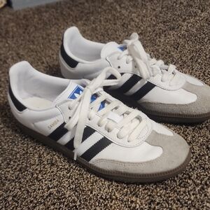 Adidas Samba White and Black OG Shoes